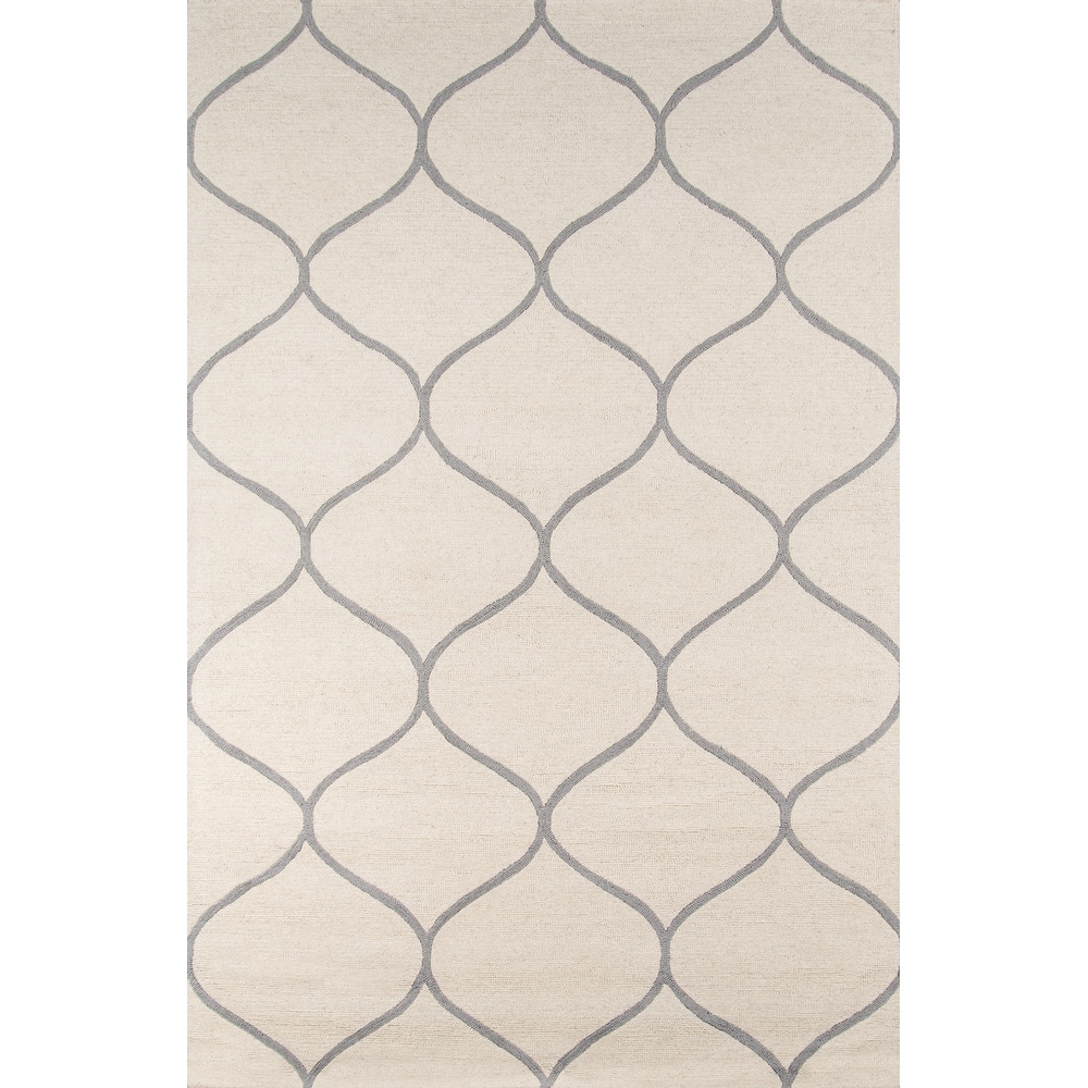 Momeni Newport Hand Tufted Wool Contemporary Geometric Area Rug