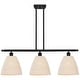 preview thumbnail 16 of 19, Innovations Lighting Endless Possibilities Ballston - Bristol Natural - 3 Light 36" Stem Hung Island Light Matte Black