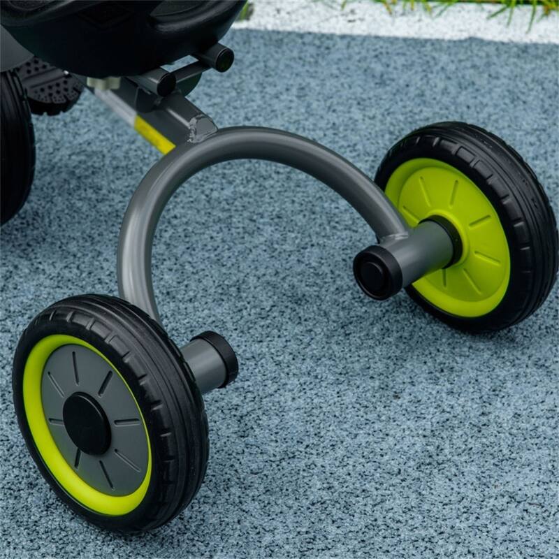 Kids Tricycle with Adjustable Seat Belt and Storage Basket Pedal Trike for Boys and Girls - 31.5" L x 19" W x 24.75" H