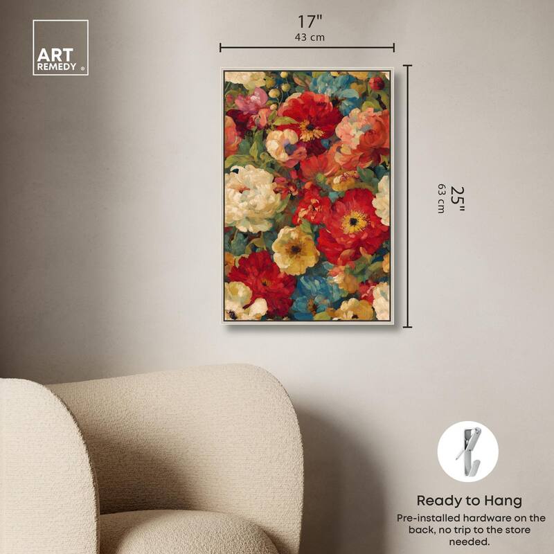 Garden Tapestries II Canvas by Art Remedy