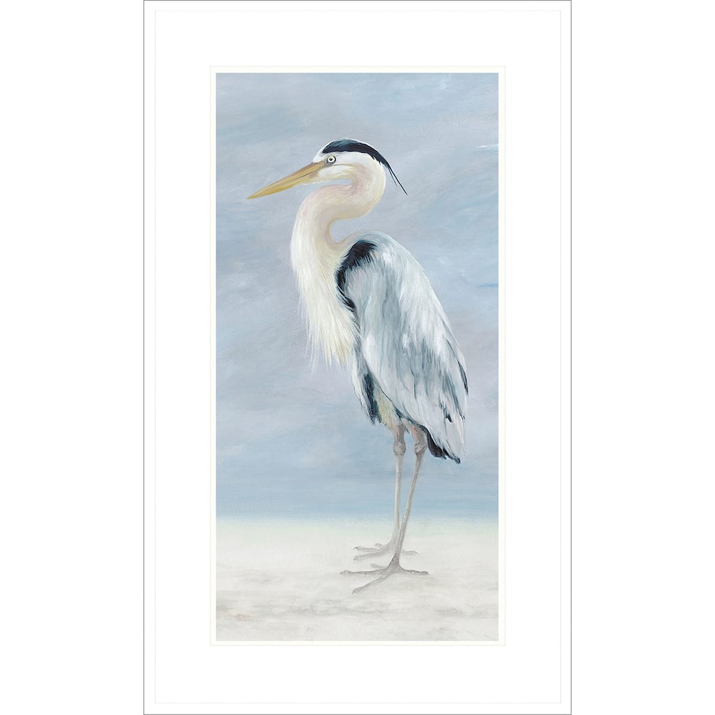 Coastal Calm II Framed Art Giclee Under Glass - Blue