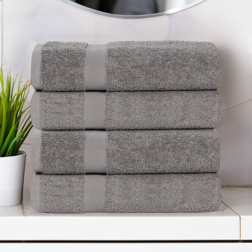 Superior Franklin Cotton Lightweight Bath Towel Set of 4