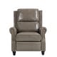 preview thumbnail 34 of 80, Manual Glider Pushback Recliner Chairs with Nailhead Trim