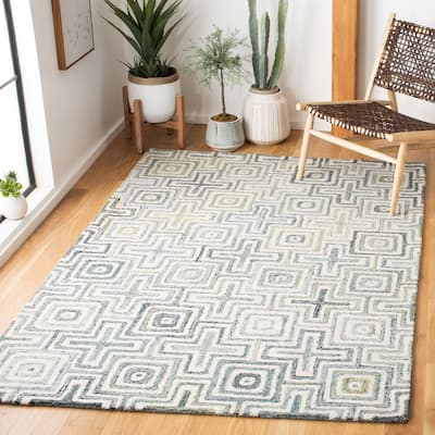 SAFAVIEH, Handmade Marquee Neslihan Geometric Rug