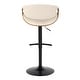 preview thumbnail 60 of 70, Carson Carrington Kanteborg Adjustable Bar Stool with Rounded T Footrest (Set of 2)