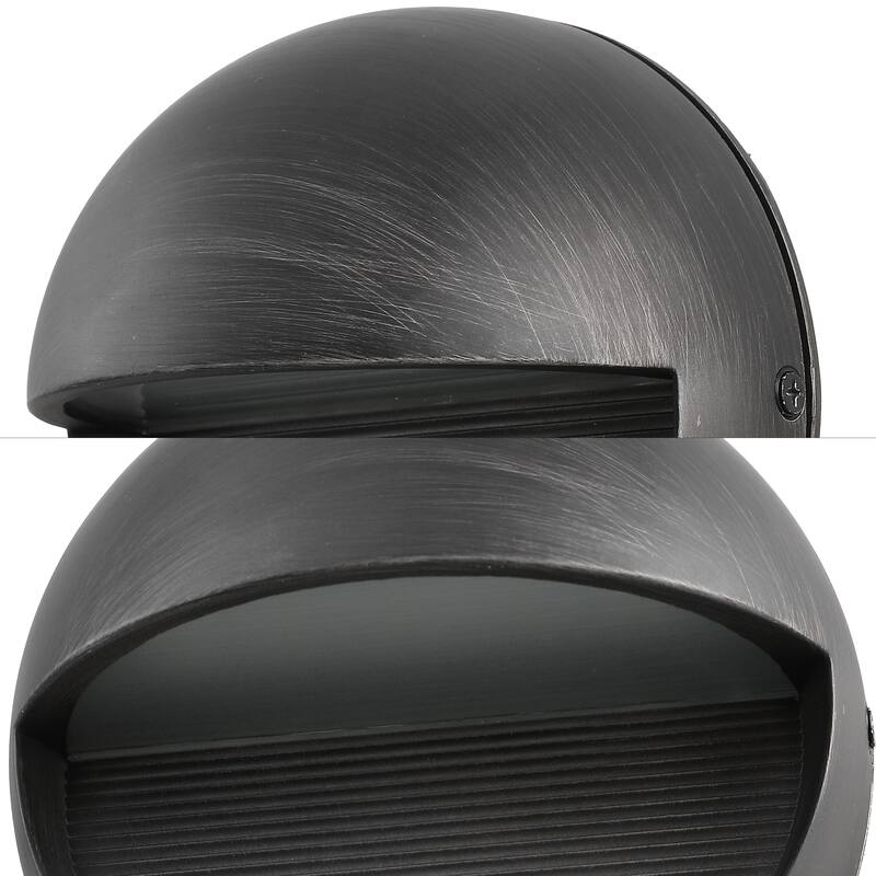 6.25" Outdoor Integrated LED Wall Sconce, by JONATHAN Y