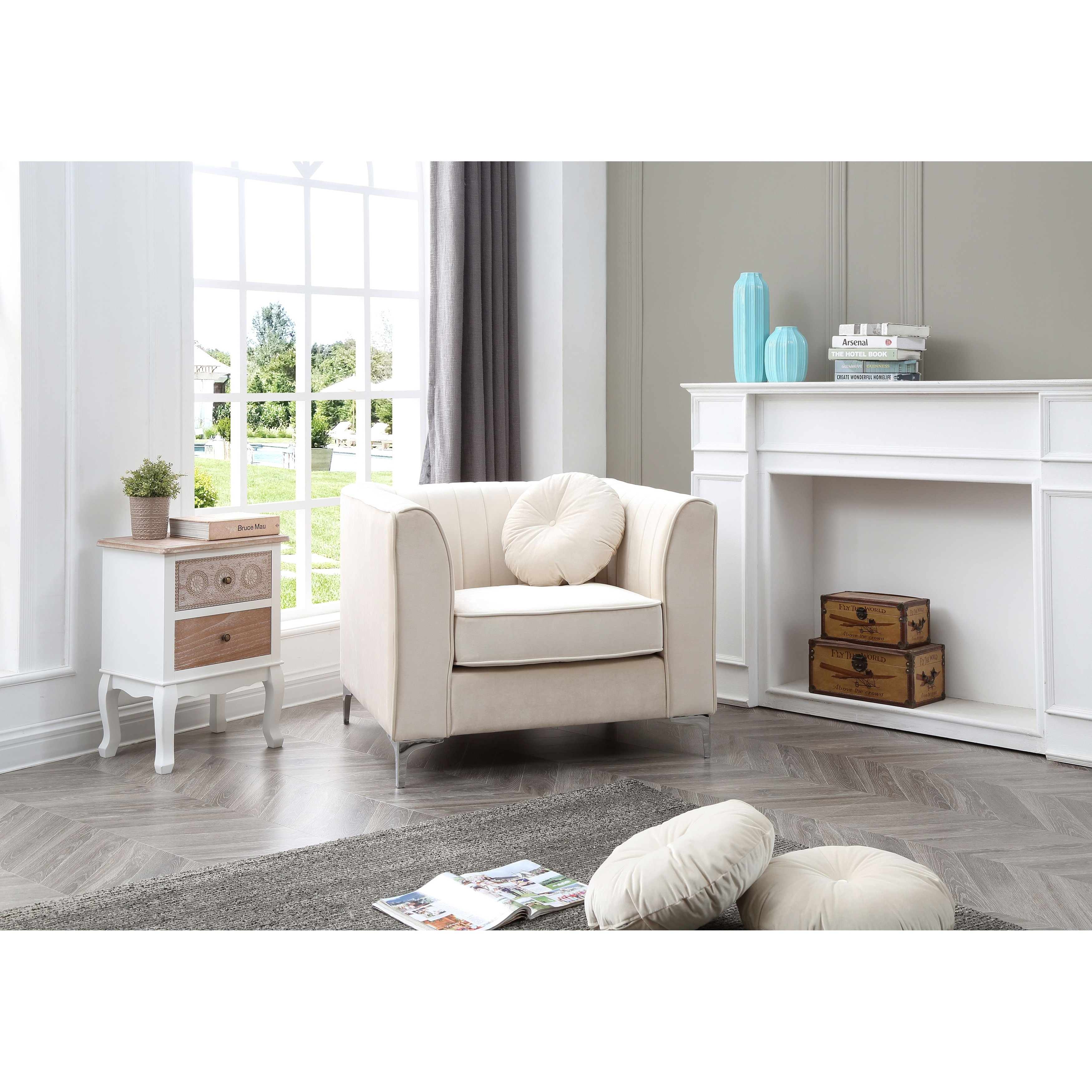 Kmart grey best sale velvet chair
