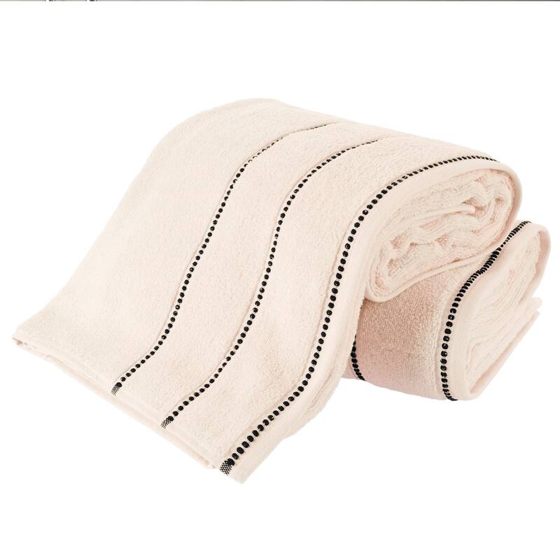 2-Piece Luxury Cotton Towel Set - Quick Drying 100% Zero Twist Cotton Bath Towels by Windsor Home