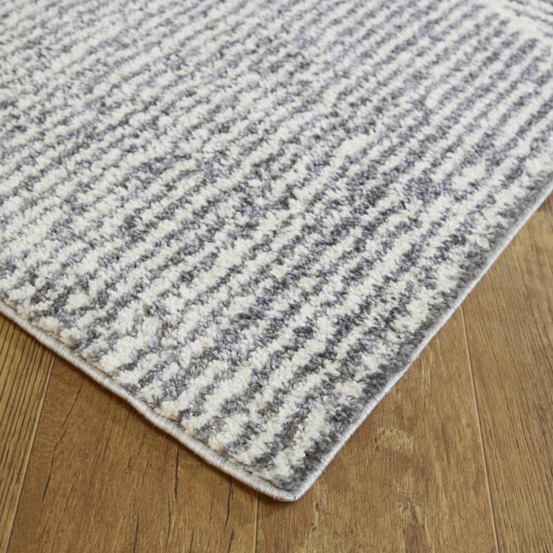 Larsen Modern Varied Stripes Area Rug