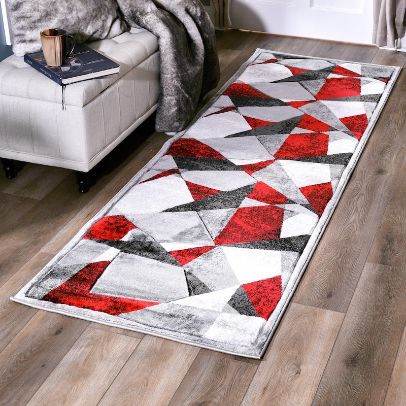 Orelsi Collection Abstract Area Rug