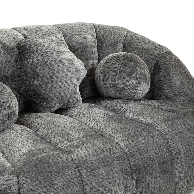 Lounger Bean Bag Chair With 3 Pillows