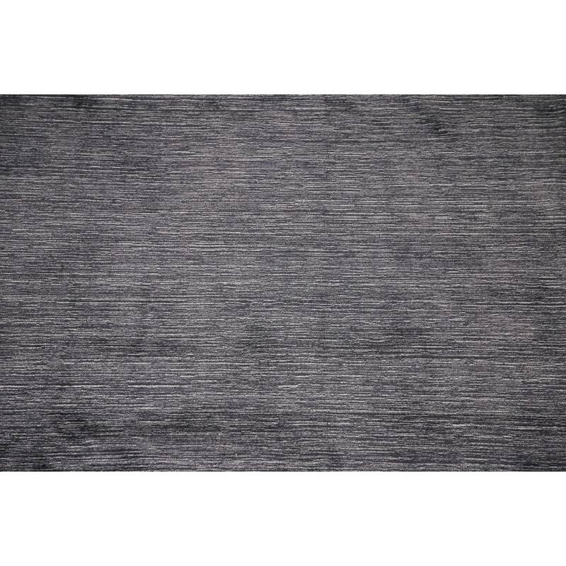 Striped Gabbeh Oriental Area Rug Wool Carpet - 8'9" x 11'6"