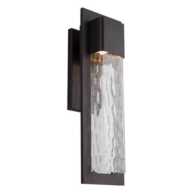 Mist 16in LED Indoor or Outdoor Wall Light 3000K Black - Bronze - 20-inch