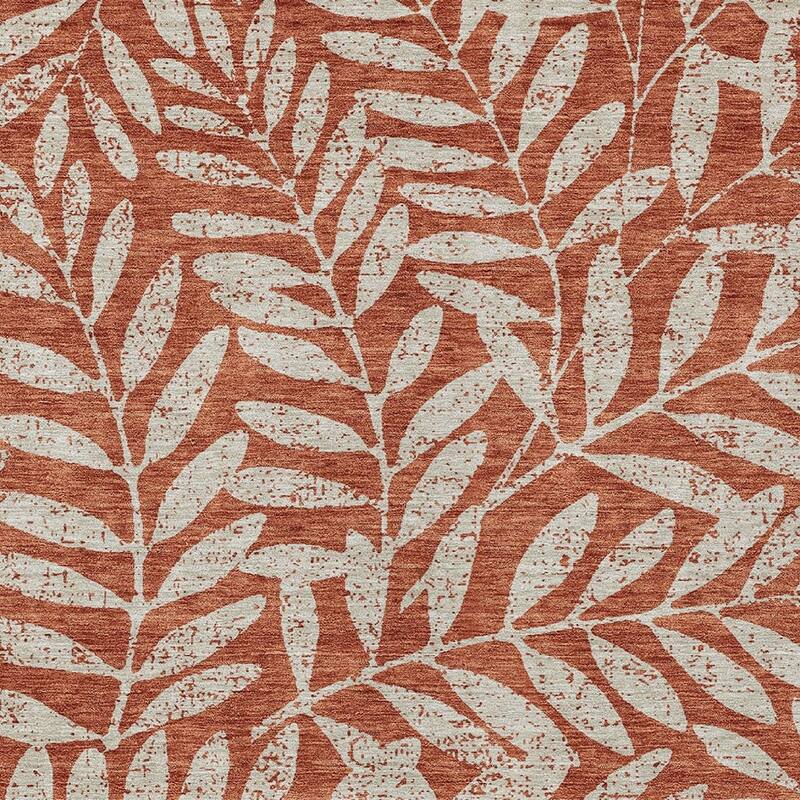 HomeRoots Floral Transitional Rectangle Outdoor Rug