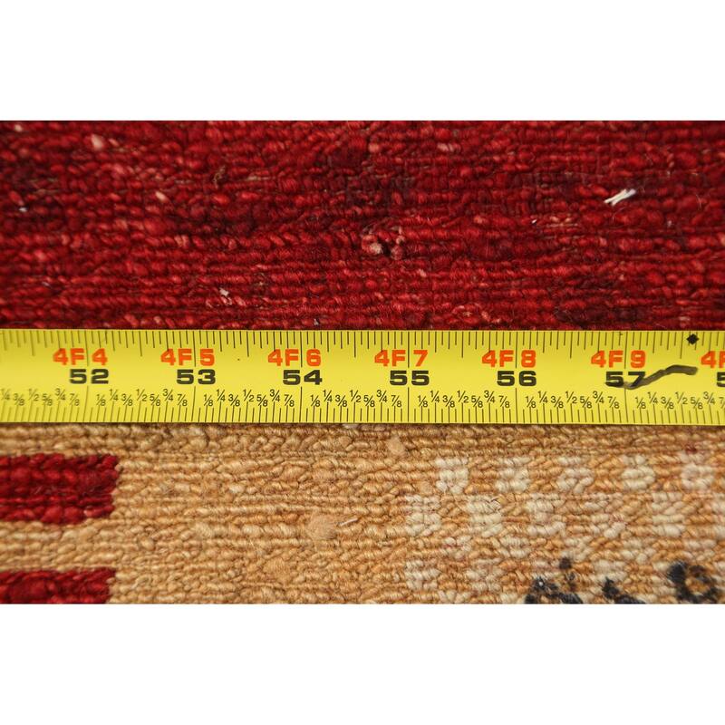 Gabbeh Kashkoli Oriental Hallway Runner Rug Wool Hand-knotted Carpet - 2'8" x 8'5"