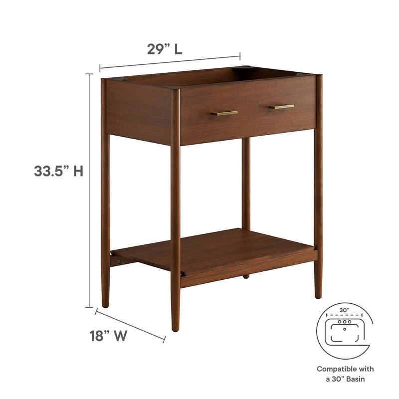 Zaire 18"/24"/30"/36"/48" Bathroom Vanity Cabinet (Sink Basin Not Included)