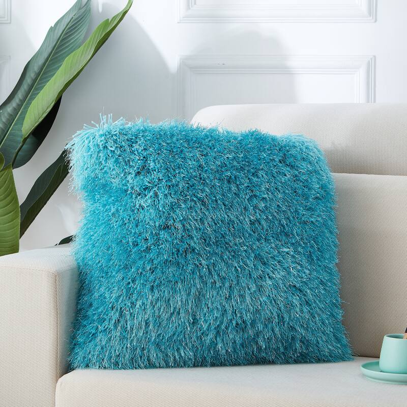 Manhattan Collection Shag Pillow