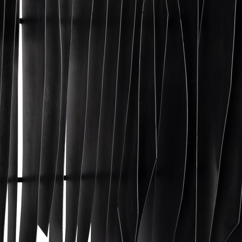 Elk Home Ridge Aged Black Metal 45 Inch Wide Wall Art