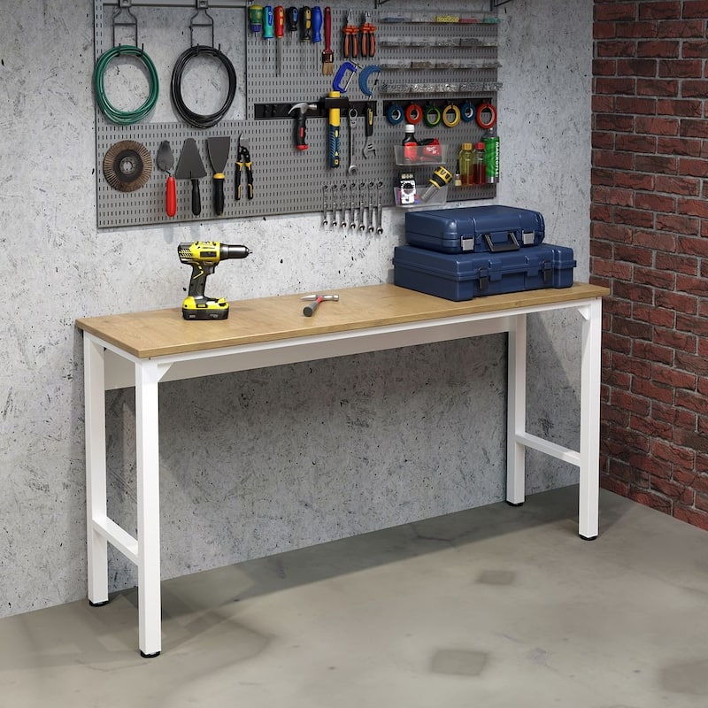 Fortress Garage Table - White