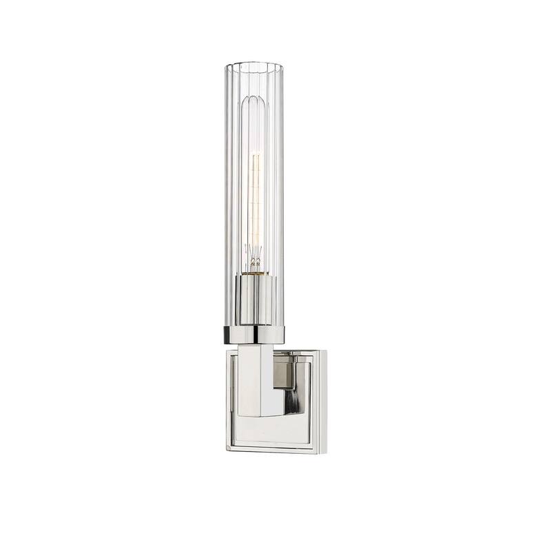 Z-Lite 3031-1S Beau 17" Tall Wall Sconce - Polished Nickel