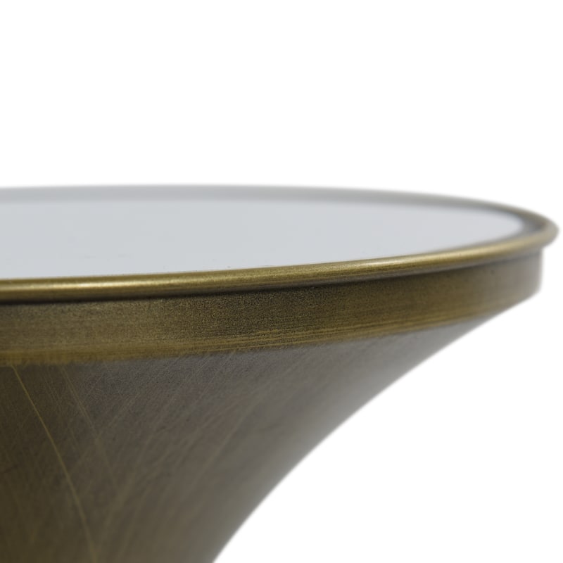Spun Gold - Drinking Table With White Marble Top