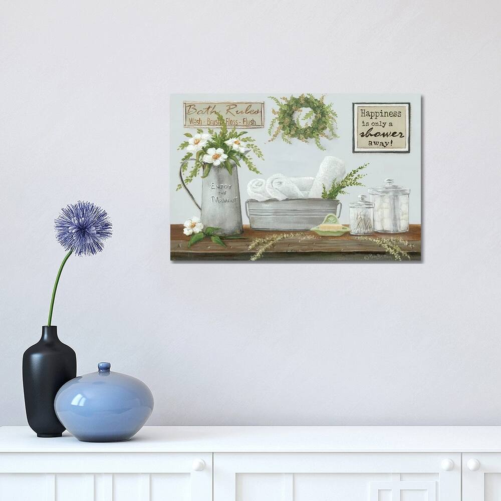 iCanvas "Fresh Towels" by Pam Britton Canvas Print