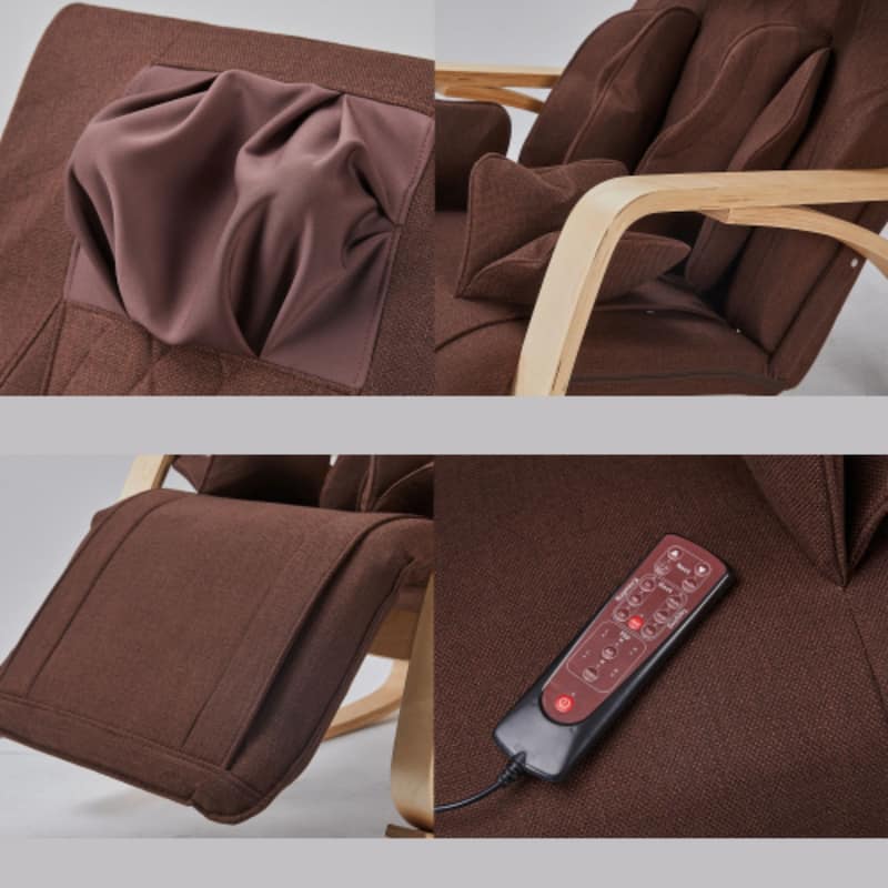 Full massage function-Air pressure-Comfortable Relax Rocking Chair, Lounge Chair Relax Chair with Cotton Fabric Cushion