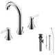 preview thumbnail 13 of 15, Fontaine Varenne 8 in. Widespread Modern Bathroom Faucet