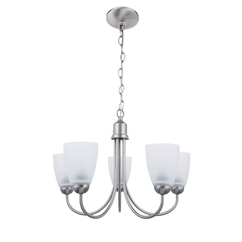 Brio Lighting Nell 5 - Light Shaded Classic/ Traditional Ceiling Chandelier