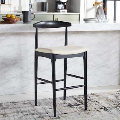 SAFAVIEH Lionel Retro 30-inch Bar Stool - 22 in. W x 21 in. D x 42 in. H