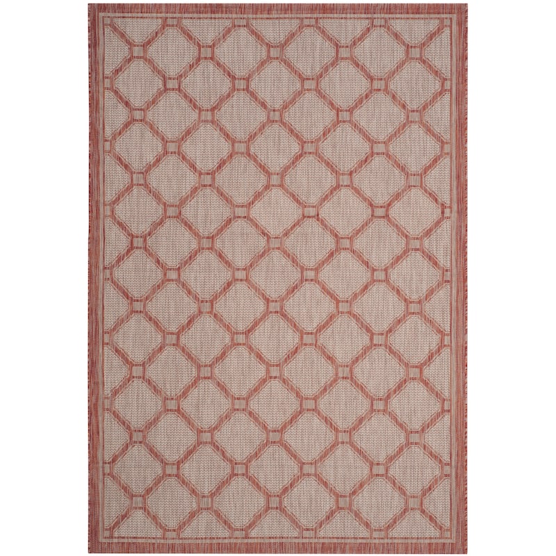 SAFAVIEH Courtyard Lydie Indoor/ Outdoor Waterproof Patio Backyard Rug