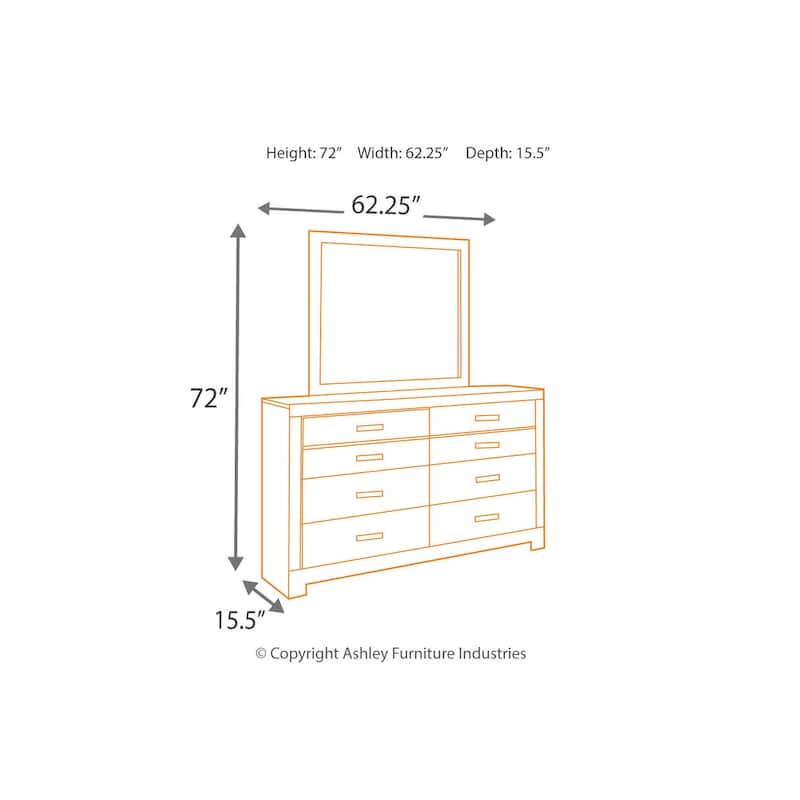 Signature Design by Ashley Balnain Grey Dresser