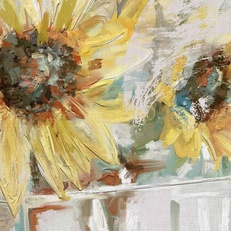 Tournesols by Studio Arts Canvas Art Print