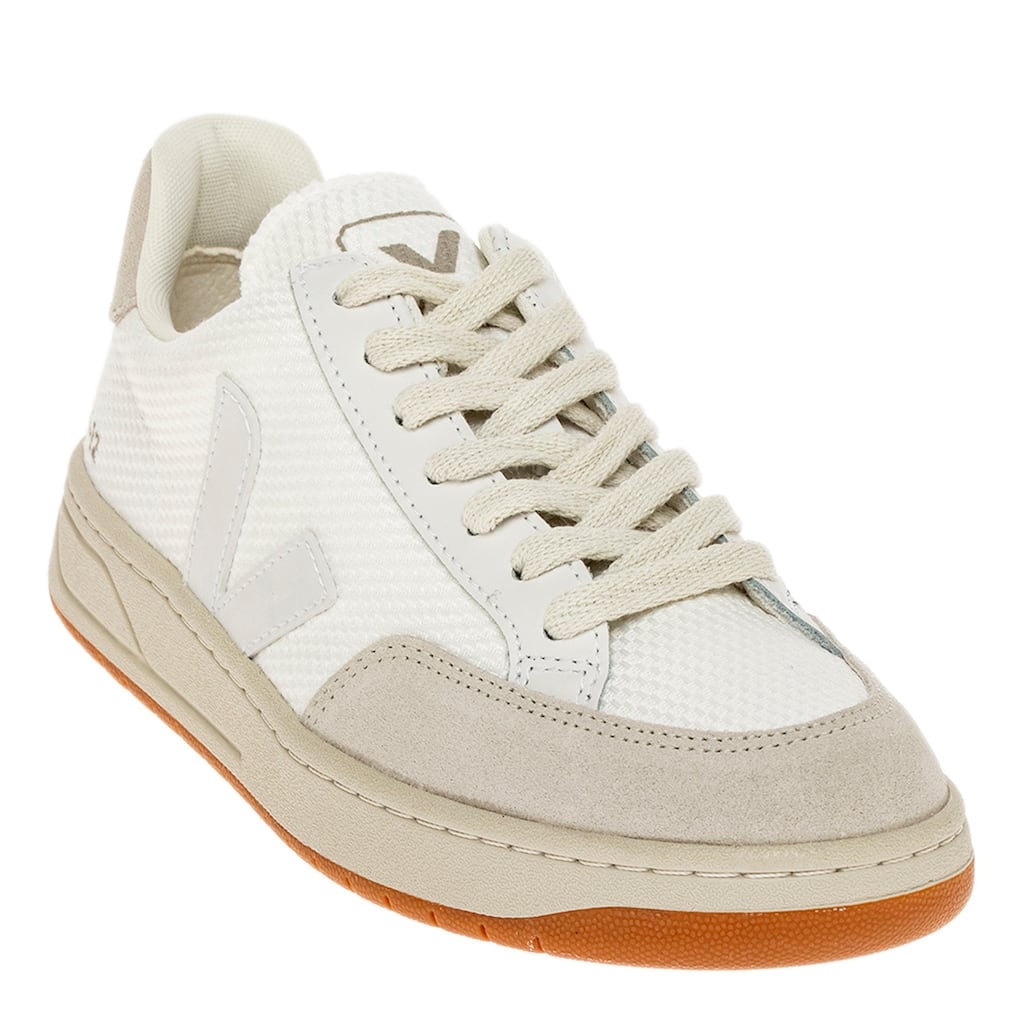 Veja Women's V-12 B-Mesh Sneakers in White