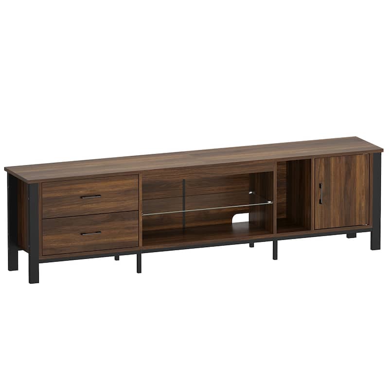 Modern TV Stands for 75/ 80/ 85 inch TV with 2 Drawers - 80 inches