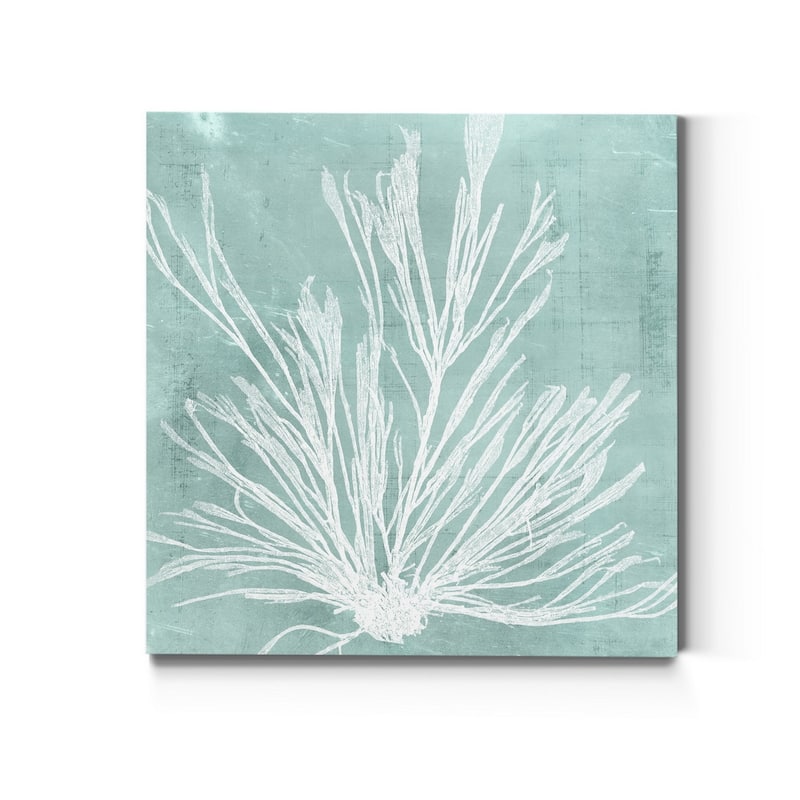 Seaweed on Aqua IX -Premium Gallery Wrapped Canvas