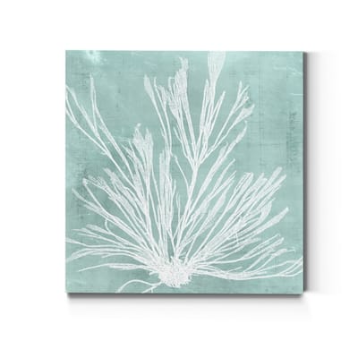 Seaweed on Aqua IX -Premium Gallery Wrapped Canvas