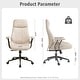 preview thumbnail 32 of 31, OVIOS Suede Fabric Ergonomic Office Chair High Back Lumbar Support