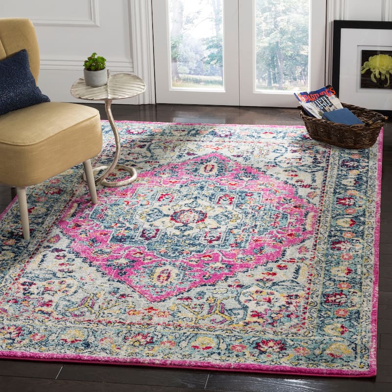 SAFAVIEH Madison Marlene Vintage Boho Oriental Medallion Rug