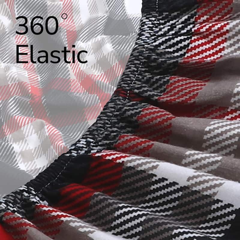 Feather & Stitch Cotton Flannel Sheets Set 4 Piece Bed Sheets Heavy Weight Bedding