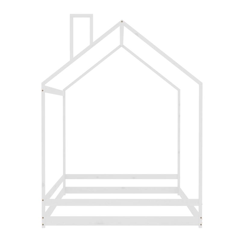 House Bed Frame Wood Bed