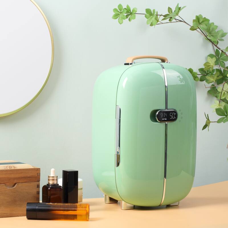 HOMCOM 12 L Portable Mini Makeup Fridge for Skincare - N/A