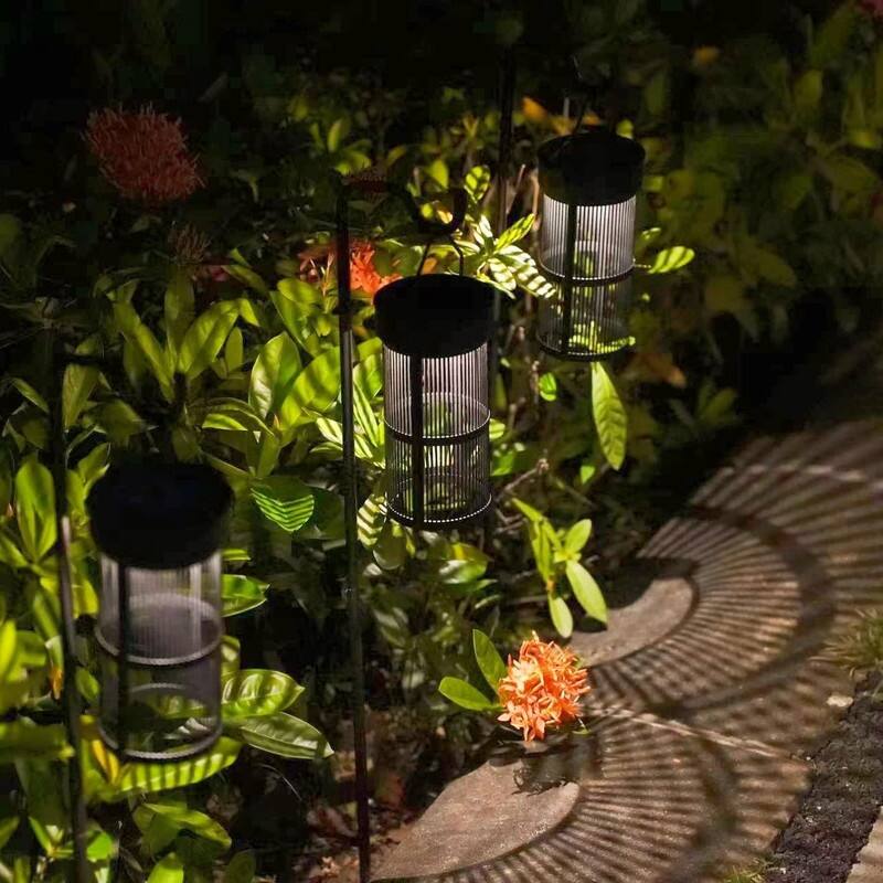 2 Pack Solar Lantern Lights, Decoration Ambient Lamp