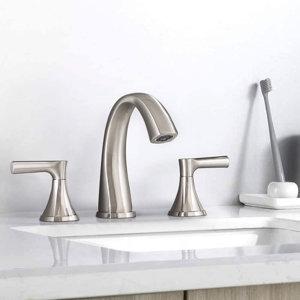 BATHLET Widespread Bathroom Sink Faucet with Drain Assembly