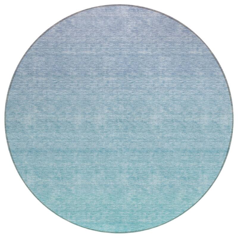 HomeRoots Ombre Transitional Rectangle Outdoor Rug