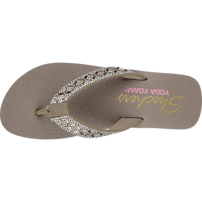 skechers yoga foam flip flops