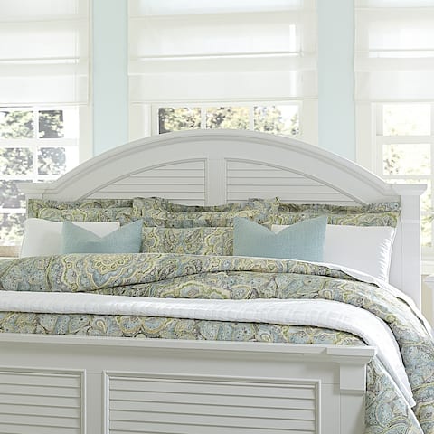 Summer House I Oyster White Queen Panel Headboard
