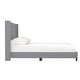 preview thumbnail 21 of 43, Bardy Upholstered Button-tufted Wingback Bed - Queen or King