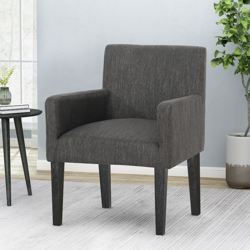 Modern 25.5" Upholstered Arm Chair with Generously Cushioned Seat for Living Room