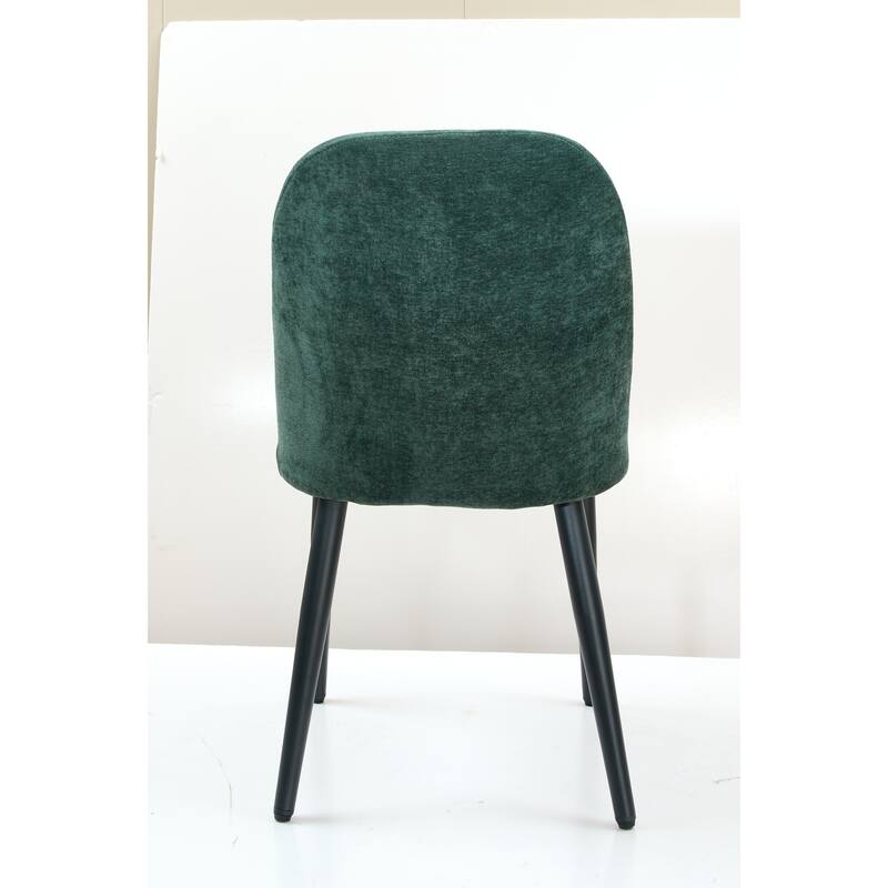 Set of 2 Fabric Identities Chair with Metal Legs, Armless Chair for Kitchen, Restaurant, Living, Meeting Room